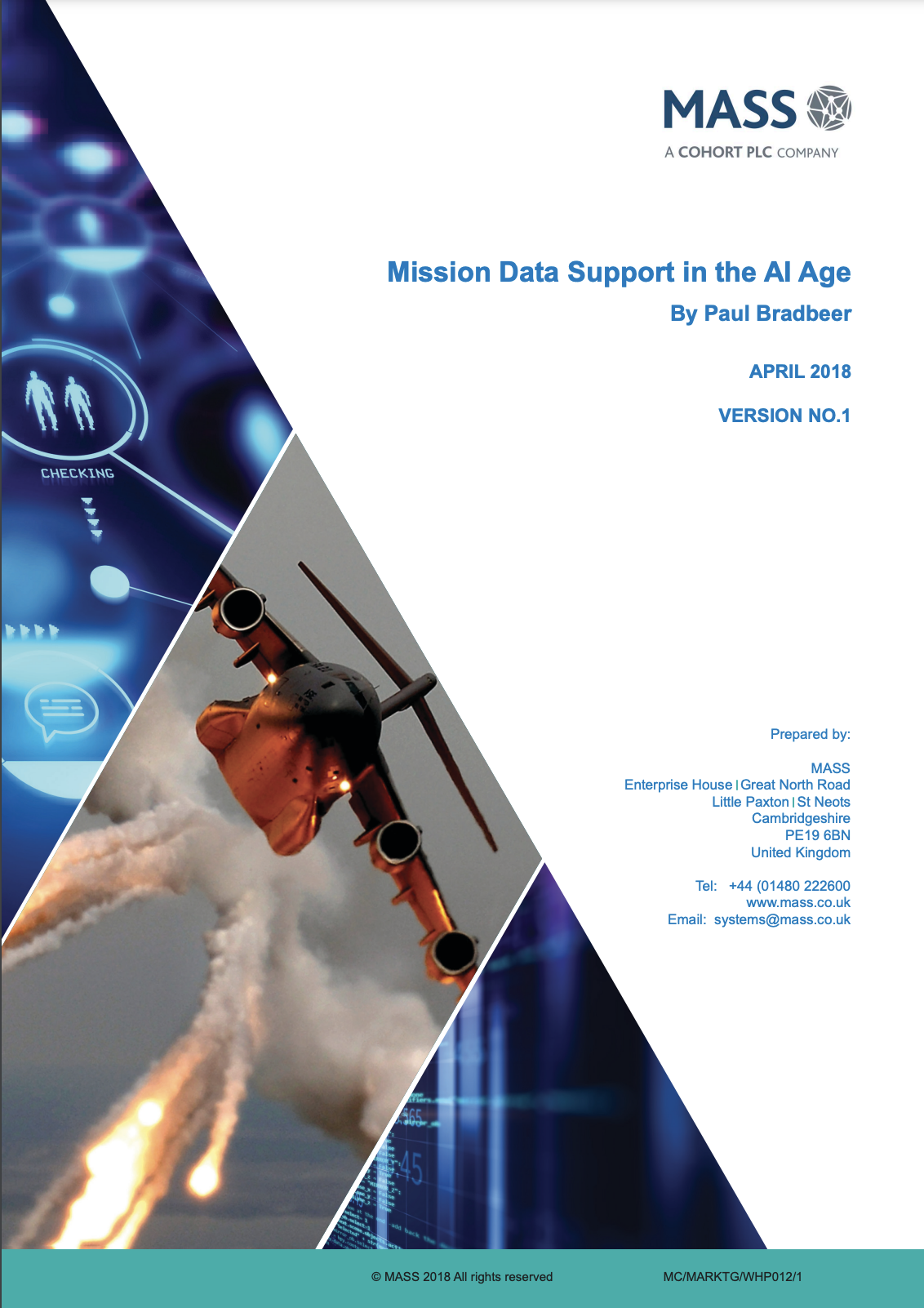 Mass Mission Data Support white-paper cover page