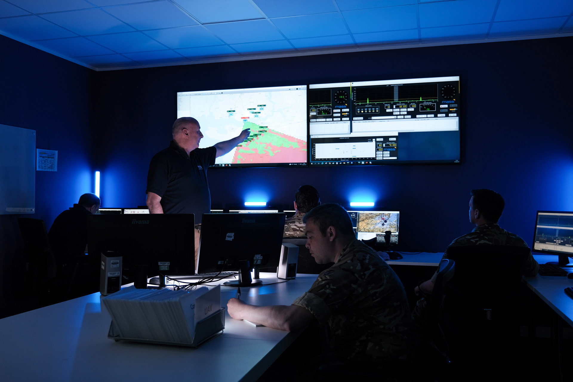 electronic warfare simulation and training at MASS
